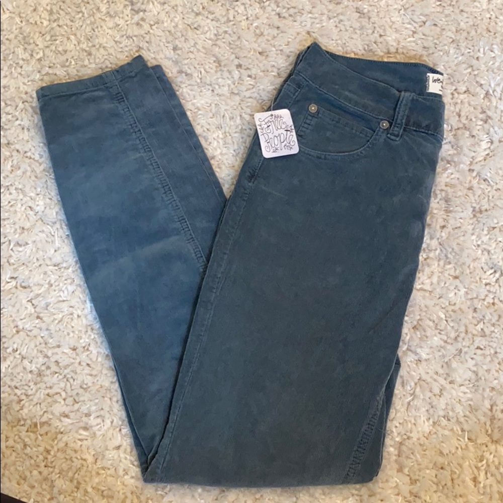 NWT Free People Sun Chaser Skinny Cord Pants 27 - Picture 9 of 13